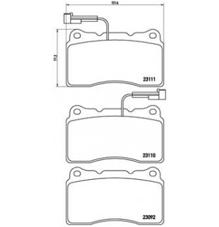 Kit Pastiglie Brembo Freno...