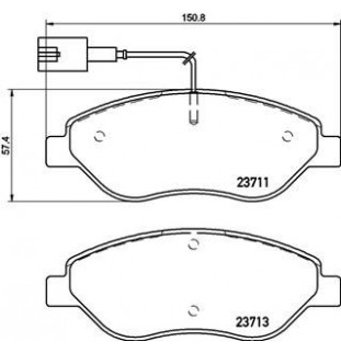 Kit Pastiglie Brembo P23145...