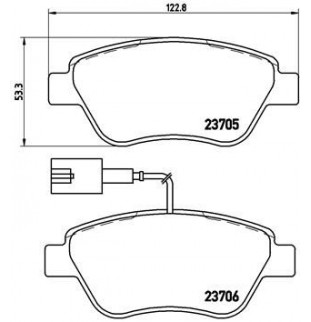 Kit Pastiglie Brembo P23085...