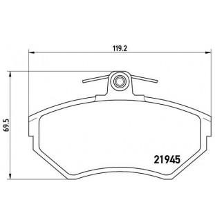 Kit Pastiglie Brembo Freno...