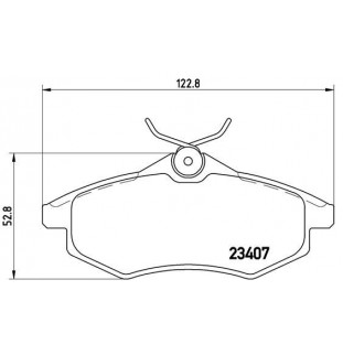 Kit Pastiglie Brembo P61074...