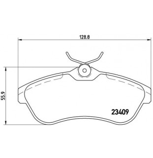 Kit Pastiglie Brembo Freno...