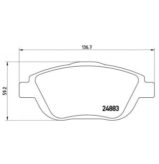 Kit Pastiglie Brembo Freno...