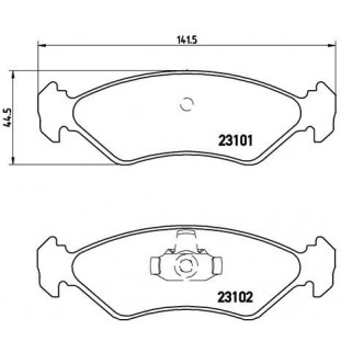 Kit Pastiglie Brembo Freno...