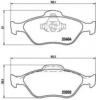 Kit Pastiglie Brembo P24055...