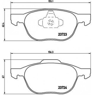 Kit Pastiglie Brembo P24061...