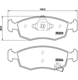 Kit Pastiglie Brembo P11031...